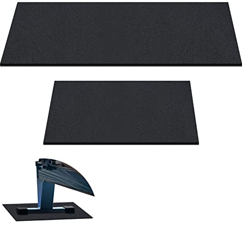 2 Stück Rudermatte Kompatibel mit Modell D Concept 2 Rudergerät rutschfeste und hohe Dichte Dicke Bodenmatte für Home Gym Schaumstoff Boden Schutzmatte Schwarz