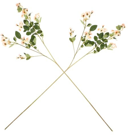 GRIRIW 2stücke Künstliche Blume Mit Stiel Imitationsrose Aus Robustem Kunststoff Lebendige Farben Für Dekoration Kunstrosenblüte Für Zuhause Und Feiertage Vielseitig Einsetzbar Für