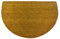 Mi Dekor - Felpudo Fibra de Coco Welcome 40x60cm Natural Interior Exterior Alfombra Antideslizante Felpudos Entrada Alfombrilla para Puerta, Hogar, Cocina y Jardin (Liso Media Luna)