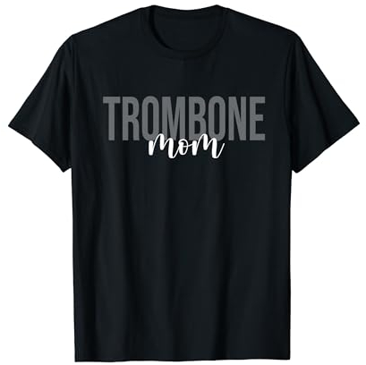 Posaune Mama Posaunenspieler Jazz Musik Marching Band T-Shirt