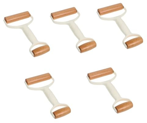 Ciieeo 5pcs Dough Roller Tool Rolling Pin for Baking Non-Stick Pastry Wheel Dual Ends Rolling Pin Washable Kitchen Cooking Baking Tools Easy to Clean