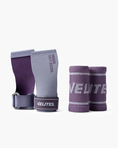 Velites | Handgrips All Terrain + handgelenkbandage + zubehör Tragetasche | Gleicher Grip | Verwendung ohne Kreide auf Allen Arten von stäben: rau, glatt, mit und ohne Kreide | Cross Training