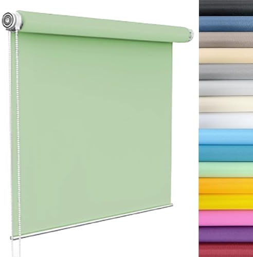 Estor para luz diurna y nocturna, 35 x 130 cm, ideal para salón y baño, variedad de colores