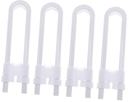 Generisch Packung 4 Schrankschloss Child Safety Locks Kleinkinder Schubladenschlösser zur Babysicherung schubladentrenner garderobenschrank Schrankschloss verschiebbar