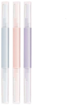 3 rasoi per sopracciglia e viso, per donne e uomini, rimozione dei peli del viso, per modellare e rimuovere i peli indesiderati, strumento per dermaplaning a doppia testa con copertura protettiva per