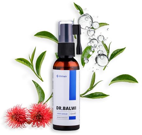 Dr. Balwi Hair Serum gegen Haarausfall – Intensives Haarwuchs-Serum mit Procapil, AnaGain & Biotin – für Haarwachstum und kräftiger wirkendes Haar – Kopfhaut- & Haarwurzel-Pflege – 50 ml