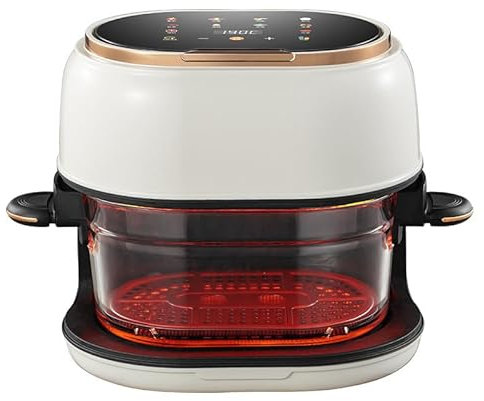Easy Fry Max Freidora sin aceite, capacidad XL de 4 L, hasta 6 personas, 10 programas automáticos, pantalla táctil digital, ahorro de tiempo y energía, aire fryer