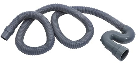 POPETPOP 2m Tubo Flessibile Di Scarico Per Lavello Tubo Flessibile Di Scarico Per Cucina e Bagno Per Lavelli e Servizi Igienici