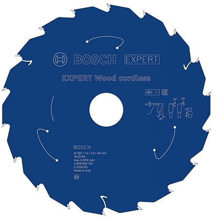 Bosch 1x Expert Wood Cordless Circular Saw Blade for Handheld Circular Saw
