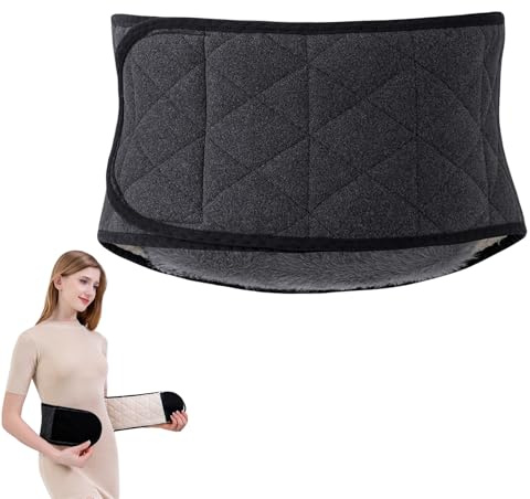 Nierengurt,Nierenwärmer Herren,Damen Taille Angora Nierenschutz,Rückenwärmer Elastisch Winter,für Bauchwärmer Gürtel Kaschmir,Leibwärmer Dicken Unterstützung,Heating Wärmegürtel mit Plüschfutter