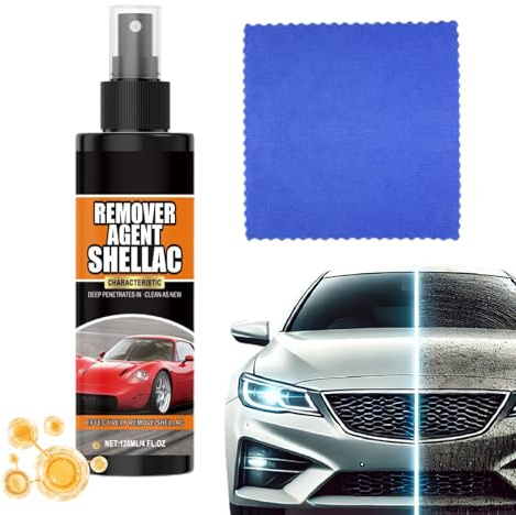 Detergente Spray Per Veicoli Mantenimento Chiarezza Guida Sicura 120ml | Spray Per Pulizia Esterna Auto Per Minivan, Camper, Berlina, RV, Parabrezza, Finestrino, Specchietto, Porta Laterale