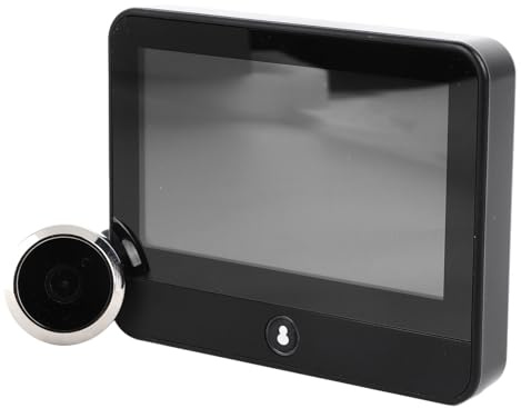 KENANLAN Videocitofono 1080P con Telecamera Digitale per Spioncino con Grandangolo, Immagine Video Chiara, Spioncino Elettronico per la Sicurezza Domestica, Comodo Sblocco Tramite APP