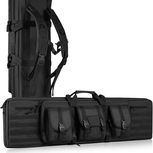 ZYREHAW Gewehrtasche,Luftgewehr Tasche,Gewehrkoffer Futteral Langwaffen Fürpistole Gewehr Range Bag Für Jagd Schießstand Schusswaffentransport,Taktische Zubehör,Waffentasche Für Langwaffen C,140CM