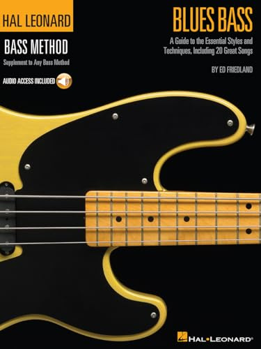 Hal Leonard Blues Bass Method Tab für Bassgitarre | Blues Bass Lehrbuch mit TAB und Online Audio | Stilistische Techniken klassische Blues Riffs und ... and Techniques (Hal Leonard Bass Method)