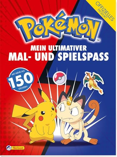 Pokémon: Mein ultimativer Spiel- und Malspaß: Mit mehr als 150 Stickern!
