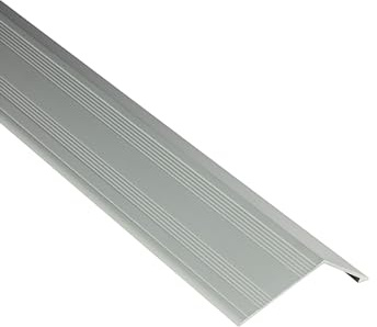 Alu Profil Übergangsschiene Übergangsprofil Laminat matt L90cm 15mm silber | Für saubere Übergänge zwischen Fliesen, Laminat und Bodenbelägen, 15mm Übergangshöhe, 0,9m, Aluminium, matt, silber