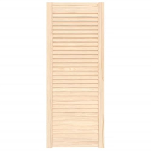 vidaXL Skåplucka lamelldesign 99,3x39,4 cm massiv furu