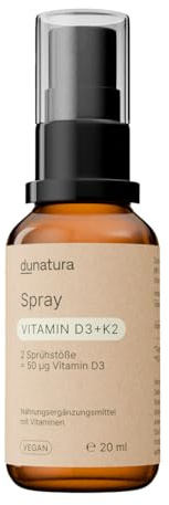 Dunatura Vitamin D3 + K2 Spray - 20 ml - 2000 I.E. D3 + K2VITAL®