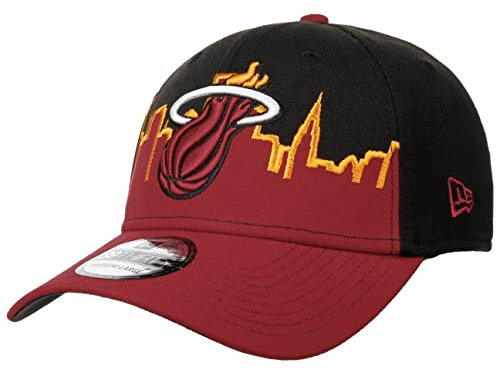 New Era 39Thirty NBA Tip Off Heat KepsEra Damer/Herrar - fullcap basebollkeps curved brim cap Sluten på baksidan, med skärm Vinter höst-vinter - M/L (57-59 cm) svart