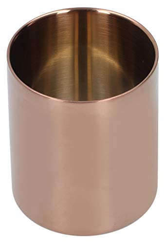 UPQRSG Stifthalter, Runder Stifthalter aus Edelstahl, Make up Pinselhalter aus MEtall, Schreibtisch Organizer und Aufbewahrungsbox, Stifthalter Ständer für Büro, Schule, Zuhause und Schreibwaren