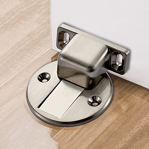 Türstopper, nicht stanzender Türstopper, Türhalter, WC-Glastür, versteckte Türstopper, Türbeschläge (Color : Green)