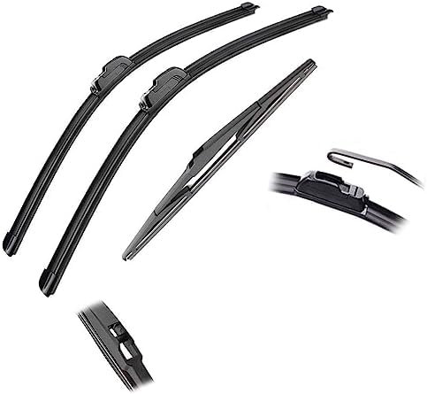 Windscreen Wipers Car Front Rear Window Windscreen Wiper Blades Brushes Cutter Accessories,For Toyota,For Sienna LE XL20 2004 2005 26+19+14