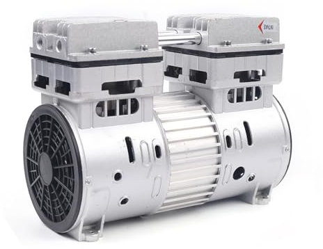 NaMaSyo Ölfreies Luftkompressorkopf 220V 750W 8bar Flüsterkompressor Silent ölfrei Kompressorkopf Flüster Kompressor Aggregat Kompressoraggregat Luftkompressor
