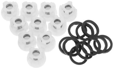 MOBUTOFU Hochdruckreiniger Ersatzteile Rückschlagventil 10 Stück Autowaschanlagen Zubehör Kleines Ventilsitz Filter Kompatibel Für 280/380 Modelle