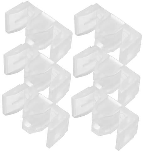 AUTSUPPL 6pcs Shower Door Collision Blocks Leather Pad Shower Door Guide Slip Bottom Seal Strip for