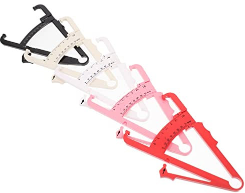 Beaupretty 5st Fetter Clip Körperfett-prise-test Maßband Körpermaßband Körperfett-tools Fettmessschieber Haut Caliper -prozent-messschieber Werkzeug Zur Körperfettmessung Plastik