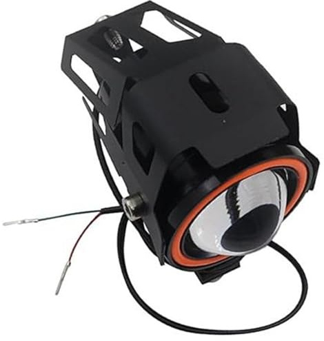 WUPEDI Klaxon de Phare Avant for Scooter électrique U7, for Moto Kugoo Kukirin Citycoco ATV, Accessoire Universel Éclairage LED pour Trottinette(Black U7 headlamp)