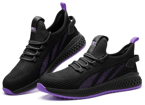 SPIEZ Anti-écrasement Chaussures Sécurité Femmes Légères Basket Securite | Sans métal Chaussures de Travail Confortables et Anti-crevaison, Respirantes Basket Securite pour le Travail et le Quotidien