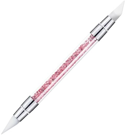 Outils D'art De Ongles - Pinceaux En Silicone Nail D'art | Stylo De Sculpture Pour À Double Extrémité | Outil De Pointillage | Double Tête Pinceau Art Ongles Tool | Brosse En Gel À Nail D'art