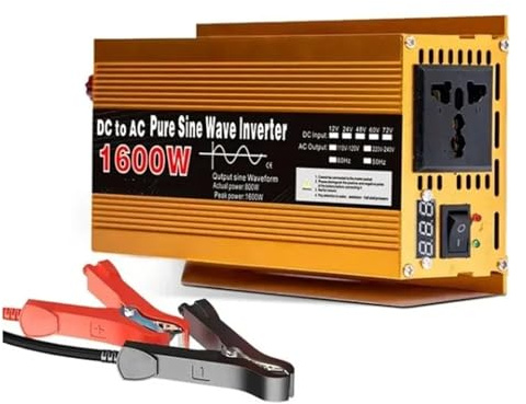 Inverter Per Auto 24v 220v Onda Sinusoidale Pura 1600W 2200W 3000W Trasformatore Convertitore Presa Multifunzione Inverter Convertitore(24V_1600W)