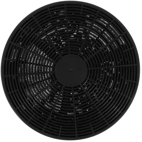 GLEAVI Filtre à Graisse en Plastique pour Hotte Cuisine 17,5 Cm Filtre à Charbon Actif Circulaire Anti-odeurs, Accessoire de Ventilation pour Hottes Aspirantes, Compatible et Solide
