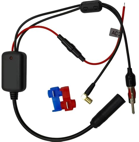 Antena para Coche con Amplificador de señal de Radio Dab/FM Antena automotriz
