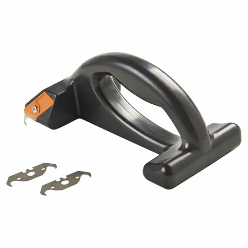 Vinyl Flooring Cutter Fitting Tool with Ergonomic Handle - Clean, Precise Lino Cutting Tool for Sheet Vinyl Lino & Soft Flooring