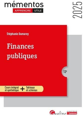 Finances publiques: Cours intégral et synthétique + Tableaux et schémas