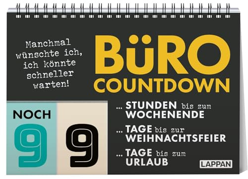 Countdown-Kalender für's Büro: Tischaufsteller mit Countdown-Funktion für's Büro