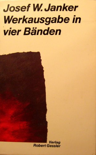 Werkausgabe in vier Bänden (German Edition)