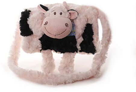 Inware 7228 - Muff Kuh, für Kinder, weich und kuschelig, creme