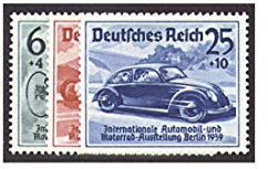 Goldhahn Deutsches Reich Nr. 686-688 IAA Berlin Briefmarken für Sammler