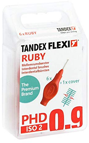 TANDEX FLEXI Interdental Bürsten 0,5 mm rot 6 St