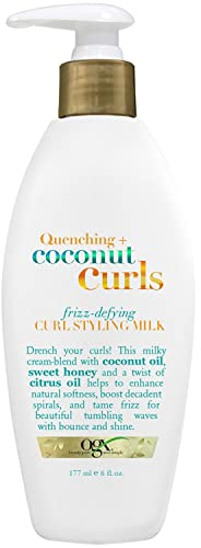 OGX Coconut Milk Curl Defining Cream for Curly Hair, 177 ml