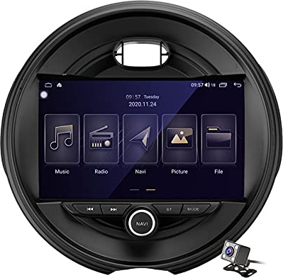 Buladala Android 10 Radio De Coche Navegacion GPS para BMW Mini Cooper F54 F55 F56 F60 2015-2019 Soporte 5G WiFi DSP/FM RDS Radio de Coche Estéreo Carplay Auto/Bluetooth SWC/Voice Control
