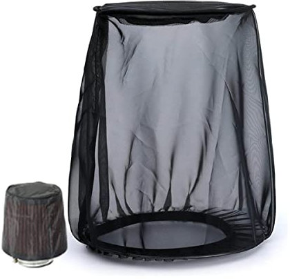 XYZMT Vattentätt luftfilter regnstrumpa dammtätt skyddande skydd för Harley Davidosn Dyna Sportster Touring Softail Fat Boy Road King Autocar motorcykel luftfilter rengöringskit (S)