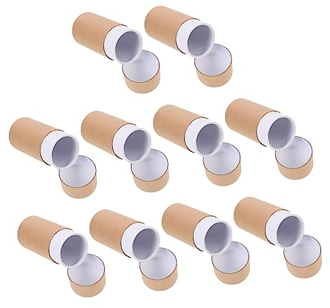 NUOBESTY 10stücke Ölflasche Verpackung Karton Kraft Papier Geschenkboxen Für Ätherische Ölflaschen Behälter Papierbox Geschenkbehälter