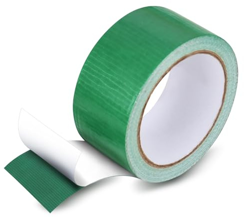XCRPRT Panzertape Wasserfest 50 mm x 30 m Grünes Gewebeklebeband Wasserdichtes Klebeband Gewebeband Duct Tape für innen & außen gewebeverstärktes Reparaturband