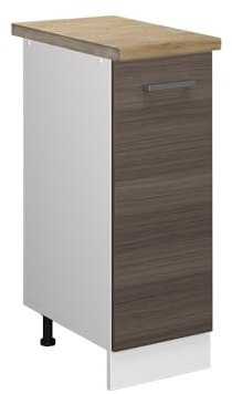 Vicco Pharmacy cabinet Raul, Grey/White, 30 cm, WT Oak