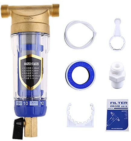 Backwash Sediment Filter Reusable Sediment Water Pre Filter Front Purifier Tap Water Pipeline Pre-Filter